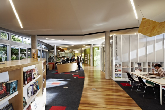 建筑设计:澳大利亚昆士兰州阳光海岸Cooroy图书馆 建筑设计:澳大利亚昆士兰州阳光海岸Cooroy图书馆